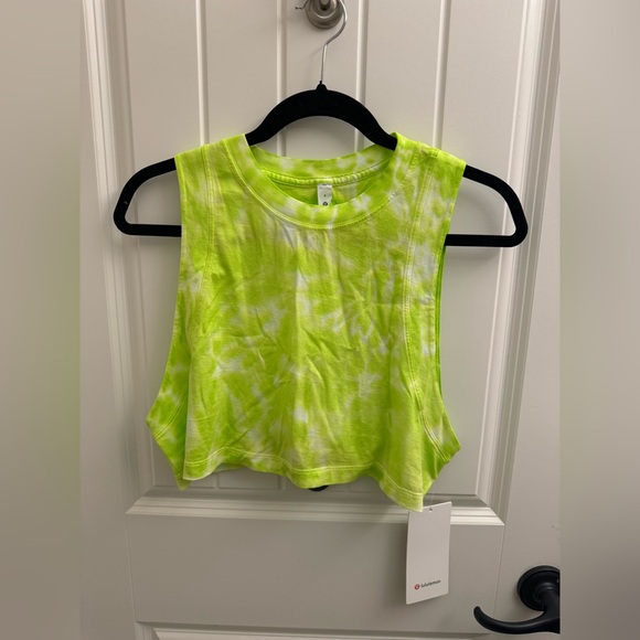 Lululemon All Yours Cropped Cotton Tank Top
Marmoleado Tie Dye Eccentric Lime - Picture 4 of 6